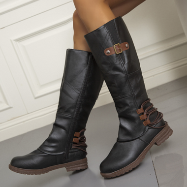 Judy™ | Kniehohe Lederstiefel